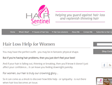 Tablet Screenshot of hairsentinel.com